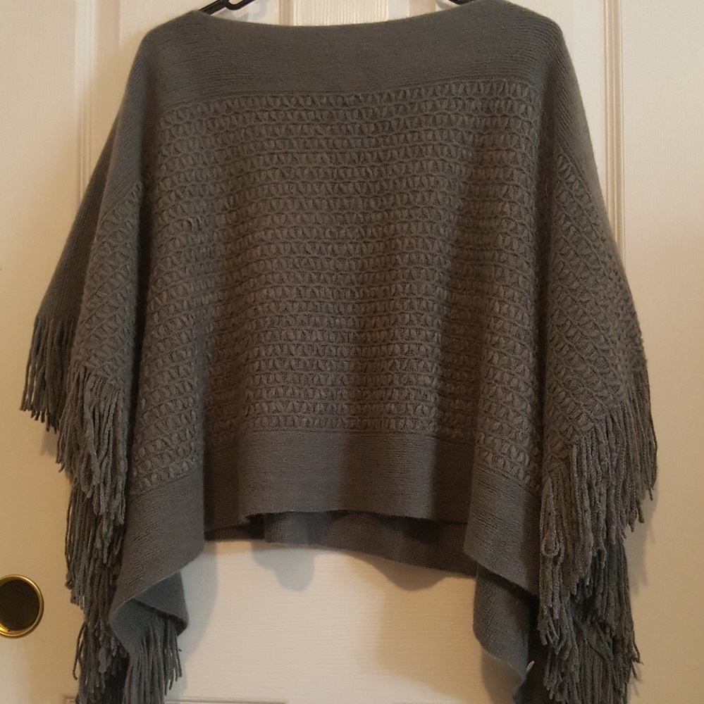 Gray Poncho